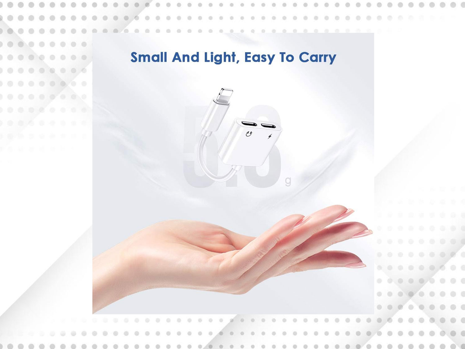 Dual Lightning Audio & Charge Adaptor for Rent in Sri Lanka