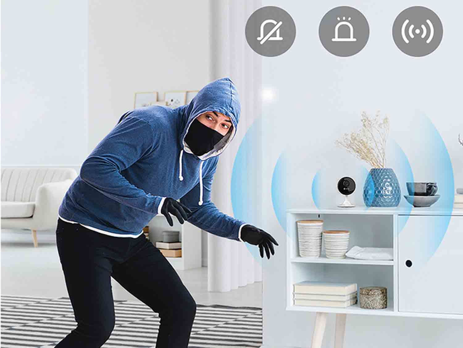 Ezviz C1C-B Smart Home 1080P/2MP Mini Wifi Camera