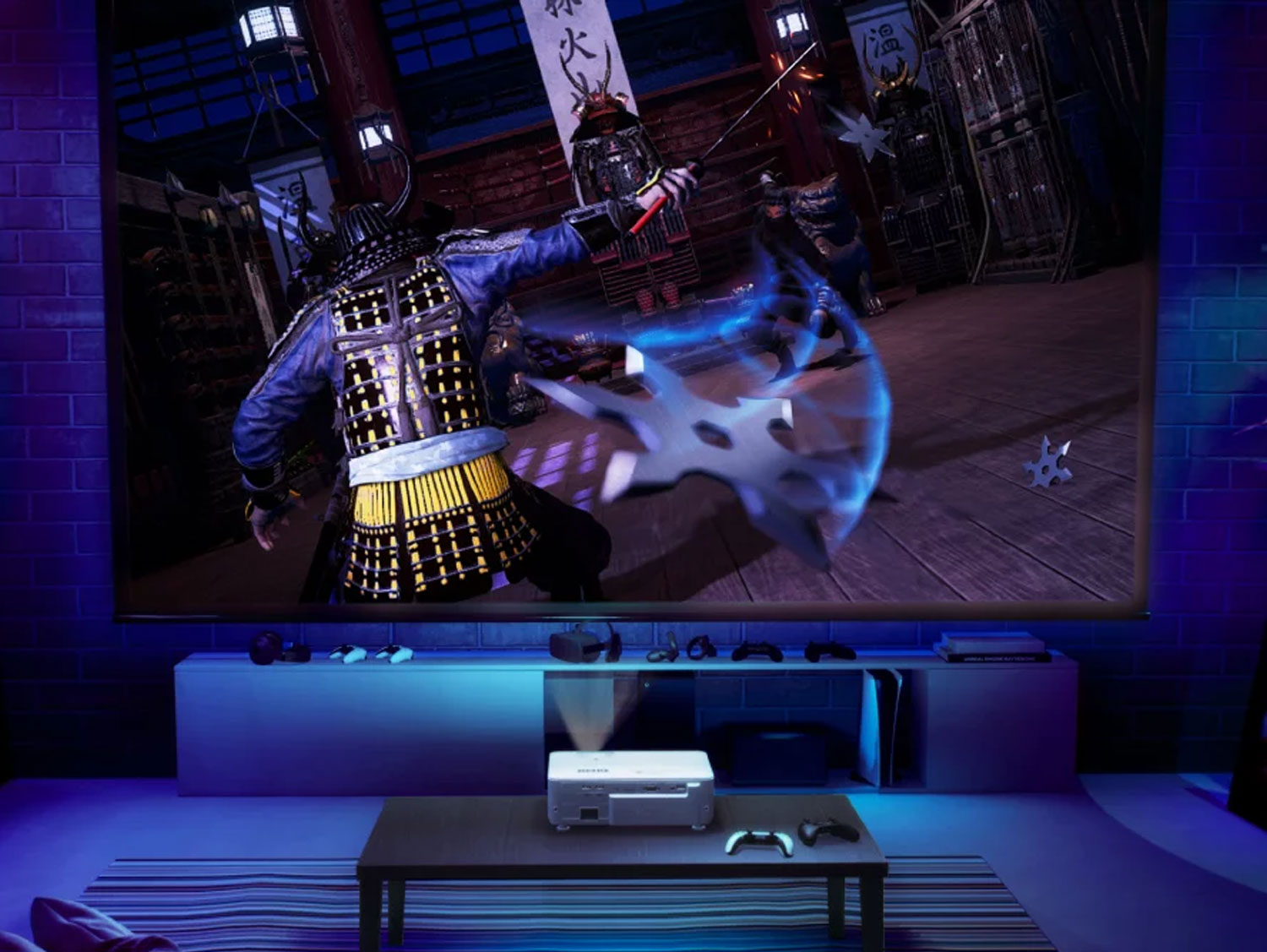 Projector Large Screen Gaming Party